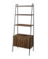 Фото #1 товара Industrial Wood Ladder Bookcase