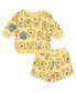 Фото #1 товара Toddler Boys Mickey Mouse Winnie the Pooh Lion King Toy Story Jack Skellington French Terry Sweatshirt & Shorts Newborn to