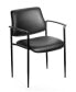 Diamond Square Back Stacking Chair W/Arm