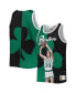 Фото #1 товара Men's Larry Bird Kelly Green and Black Boston Celtics Sublimated Player Tank Top