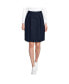 Women's School Uniform Solid Pleated Skort Top of Knee