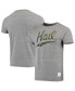ფოტო #1 პროდუქტის Men's Original Heathered Gray Distressed Michigan Wolverines Vintage-Like Hail Tri-Blend T-shirt
