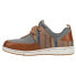 Фото #3 товара Justin Boots Vista Lace Up Womens Brown, Grey Sneakers Casual Shoes JL280