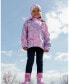 Girl Packable Windbreaker Jacket Printed Foil Pastel - Toddler|Child