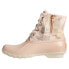 Фото #3 товара Sperry Saltwater Metallic Camouflage Lace Up Duck Womens Pink Casual Boots STS8