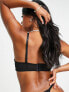 Фото #2 товара Hunkemoller Kelly lace padded balcony bra with removeable straps in black