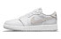 Jordan Air Jordan 1 low OG Neutral Grey 减震防滑耐磨 低帮 复古篮球鞋 GS 灰白 / Кроссовки Jordan Air Jordan CZ0858-100 38.5 - фото #1