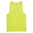 Фото #1 товара Puma Run Ultraspun Logo Scoop Neck Athletic Tank Top Mens Green Casual Athletic