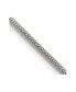 Chisel stainless Steel Polished 2.5mm Bismarck Chain Necklace