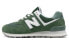 Фото #1 товара New Balance NB 574 防滑耐磨 低帮 跑步鞋 男女同款 绿白 / Кроссовки New Balance NB 574 U574FGG-D