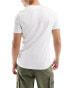 Hollister 7 pack icon logo t-shirt in white/black/grey/blues/green/red