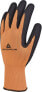 Delta Plus Rękawice dziane APOLLON z poliestru fluorescencyjnego chwyt z pianki lateksowej pomarańczowe rozmiar 8 (VV733OR08)