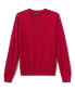 Фото #2 товара Men's School Uniform Cotton Modal Fine Gauge V-neck Sweater