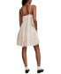 Women's Pintuck-Bodice Tiered Mini Dress