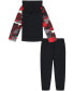 ფოტო #2 პროდუქტის Toddler Boys Neo Camo Zip-Up Hoodie and Joggers Set