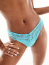 Фото #3 товара Ann Summer Sexy Lace Planet string thong in aqua