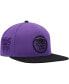 ფოტო #1 პროდუქტის Men's Purple, Black Black Panther Snapback Hat