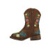 Фото #5 товара Roper Bailey Floral Square Toe Cowboy Toddler Girls Brown Casual Boots 09-017-1