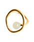 ფოტო #2 პროდუქტის Cosmos — Jade bead gold statement ring