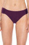 Фото #1 товара Becca by Rebecca Virtue 186848 Womens Hipster Bottom Swimwear Merlot Size Small