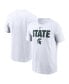 Men's White Michigan State Spartans Local Ultimate Chant T-Shirt