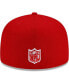 ფოტო #9 პროდუქტის Men's Red Tampa Bay Buccaneers Patch Up Super Bowl XXXVII 59FIFTY Fitted Hat