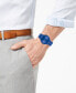 ფოტო #4 პროდუქტის Unisex Swiss True Thinline Les Couleurs Le Corbusier Blue High-Tech Ceramic Bracelet Watch 39mm