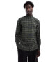 Фото #2 товара Fred Perry tartan oxford shirt in green and black