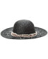 Фото #2 товара Surell Accessories Raffia Sun Hat Women's Black