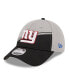 ფოტო #4 პროდუქტის Men's Gray, Black New York Giants 2023 Sideline 9FORTY Adjustable Hat