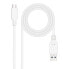 Фото #2 товара NANOCABLE 10.01.4001-L150-W 1.5 m USB-A To USB-C Cable