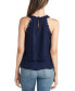 Фото #2 товара Juniors' Crochet-Trim Layered-Hem Top