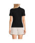 ფოტო #2 პროდუქტის Petite Wide Rib Polo Shirt