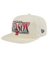 Men's Cream Boston Red Sox Throwback Bar Golfer Corduroy Snapback Hat