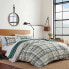 Фото #6 товара Eddie Bauer - Twin Timbers Reversible Comforter & Sham Set Green