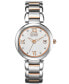Women's Eco-Drive Signature Diamond Accent Two-Tone Stainless Steel Bracelet Watch 33mm EO1116-57A