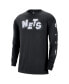 Men's Black Brooklyn Nets 2023/24 City Edition Max90 Expressive Long Sleeve T-shirt