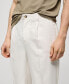 Фото #5 товара Men's Cotton Lyocell Pleated Pants