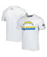 Фото #1 товара Men's White Los Angeles Chargers Mash Up T-shirt