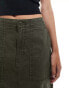 Levi's surplus canvas utility skirt in green