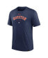 Фото #3 товара Men's Heather Navy Houston Astros Authentic Collection Early Work Tri-Blend Performance T-shirt