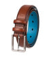 ფოტო #2 პროდუქტის Men's Feather Edge Leather Dress Belt