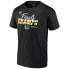 ფოტო #1 პროდუქტის Men's Black Golden State Warriors 2022 NBA Finals Champion Roster Signature T-Shirt