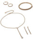 ფოტო #2 პროდუქტის Gold-Tone Crystal Pendant Two-Row Necklace, 16" + 3' extender