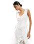 Фото #4 товара Forever New Bridal ruffle maxi dress in ivory