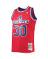 Фото #3 товара Men's Ben Wallace Red Washington Bullets 1996-97 Hardwood Classics Swingman Jersey