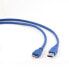 Gembird CCP-mUSB3-AMBM-0.5M - 0.5 m - USB A - Micro-USB B - USB 3.2 Gen 1 (3.1 Gen 1) - Male/Male - Blue