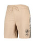 ფოტო #2 პროდუქტის Men's Tan Nashville SC Team Stripe Shorts