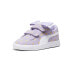 Фото #2 товара Puma Suede Classic Lf ReBow V Slip On Toddler Girls Purple Sneakers Casual Shoe