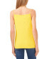 ფოტო #2 პროდუქტის Women's Eyelet Spaghetti Strap Cowl Neck Top